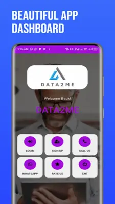 Data2me cheap data, airtime android App screenshot 0