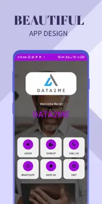 Data2me cheap data, airtime android App screenshot 1